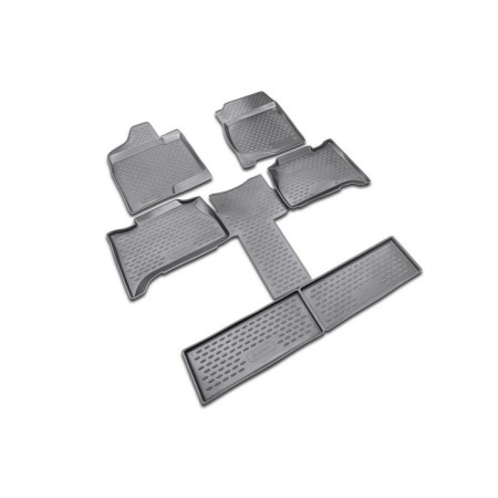 Rugs in the Salon Chevrolet Tahoe (captain) 2007-2015, 6 pcs. (polyurethane)