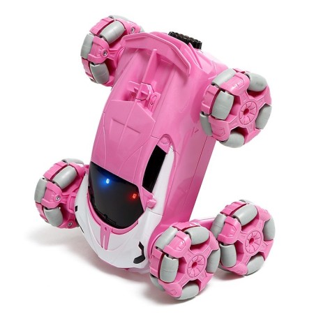 Radio controlled machine "Stuff", with a battery, smoke, pink color-7