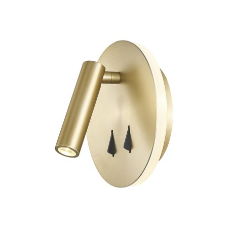 Wall lamp Mantra Cayman, Led, 210+410lm, 3000k, 110 mm, gold color