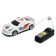 The Police machine, on remote control, works from batteries, mix