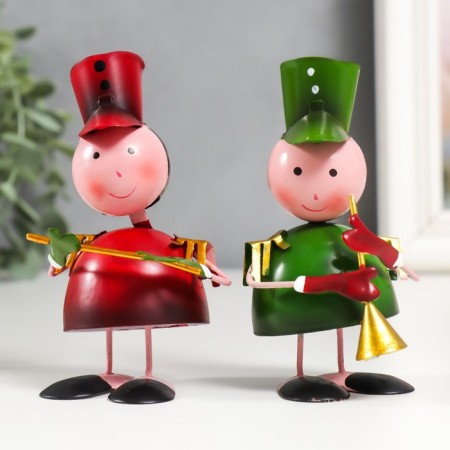 Souvenir Metal "Soldiers-Musalates" set 4 pcs 10.5 cm-1