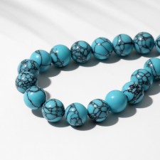 Beads on the threads Shar No. 10 “Biryuza New”, 38 cm