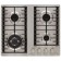 Krona Hagel 60 IX W, gas, 4 burners, silver.