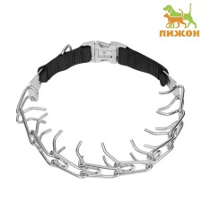 The collar is strict with a metal fastx, 60 cm, the thickness of the wire 4 mm