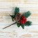 Decor "Winter Miracle" berries bumpy needles 19 cm