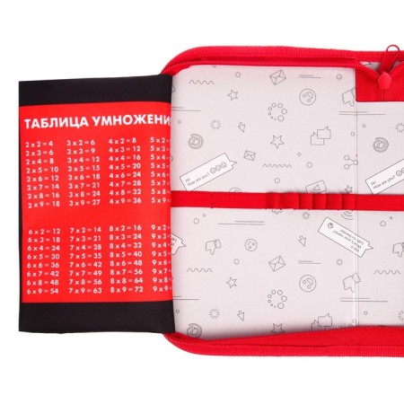 Penal frame, 1 section, 140x210x40 mm, folding pocket, tissue, avengers-6