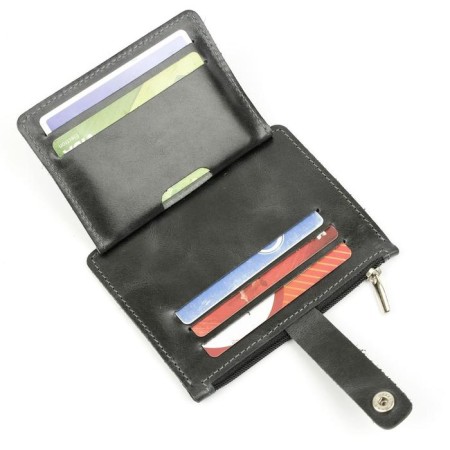 Cartholder, 2 departments, 7 pockets, black pulp/Gray Pula (Knight)-1