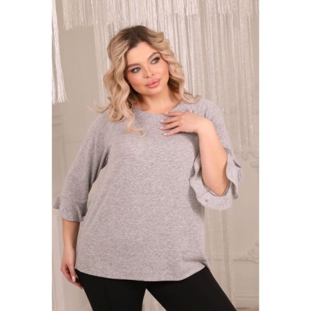Female jumper, size 52, gray color-8