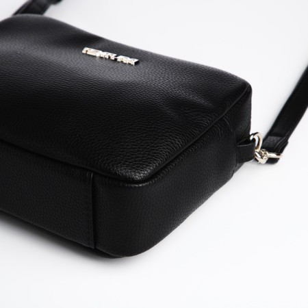 Women's bag over the shoulder Textura, small size, black color-3