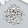 Busina for creativity Metal "Purvated heart" silver 0.6x0.6 cm