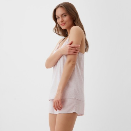 Female pajamas (T -shirt and shorts) Kaftan p. 44-46, lilac-6