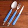 Tourist set in the Case 5V1 Master to handle blue metal
