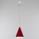 Lamp Bayerlux "cone" 1x15W E14 red 16x16x20cm