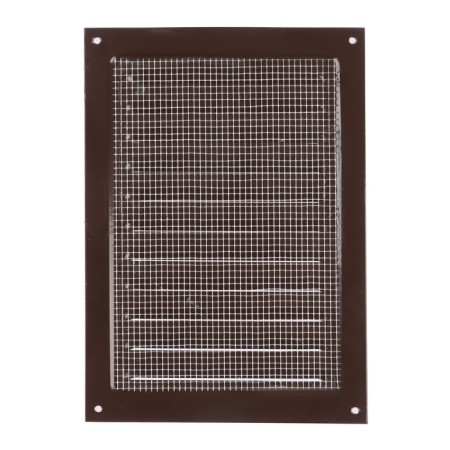 Ventilation grate Zein Lux RM1724KR, 170 x 240 mm, with a grid, metal, brown-5