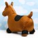 Toy - Children's "Horse" Rubber inflatable jumper, 50x27cm, in a case, brown