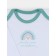 Body baby with a long sleeve Rant Rainbow, height 56 ​​cm, green color