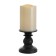 Nightmare "candle on a stand" LED from batteries 2haa black 11x11x28 cm