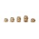 The heat installation nut, brass, thread m2/m3/m4, set 330 pcs