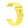Smart hours strap, 20.5 mm, silicone, yellow