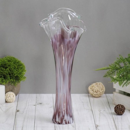 VAZA "Wave" Belo-Margance 28cm