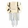 Sconces st. SL1232.201.01. Casorta. 1x60 W, E14, 21x34 cm, golden color