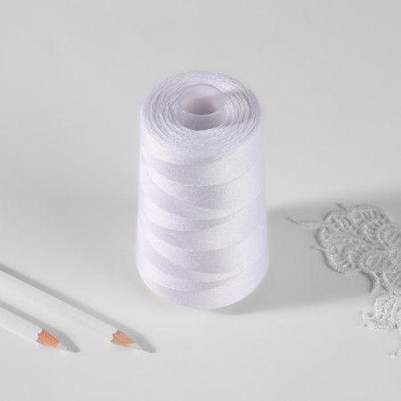 Threads 70ll, 2500 m, white color No. 001-2