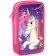 Penal 2 sections, 125x205x40 mm, laminated cardboard, Minnie Mouse and unicorn