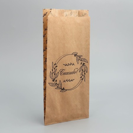 Package Package package, craft, "thank you" 14x30x6 cm without a window-2