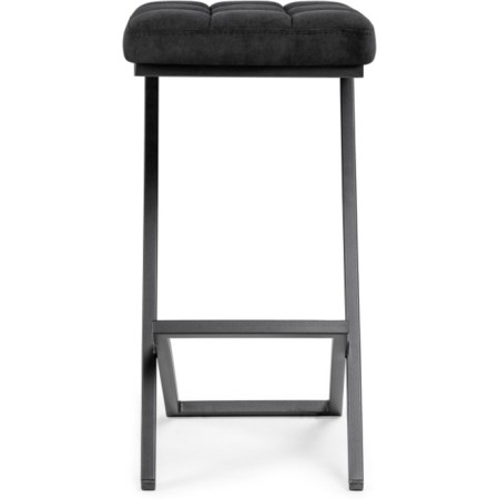 Harmain amauri metal/velor, black/black 35x36x64 cm-1