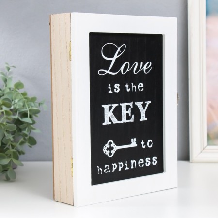Klyuchnitsa tree 6 hooks "Love is the key to happiness" 20x5.3x26 cm-1