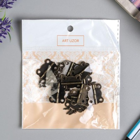 The loop is the overhead opening angle of 180 degrees + nails. set 10 pcs 2x1.7 cm-3