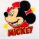 Children's raincoat, size l, 110-120 cm, Mickey Mouse