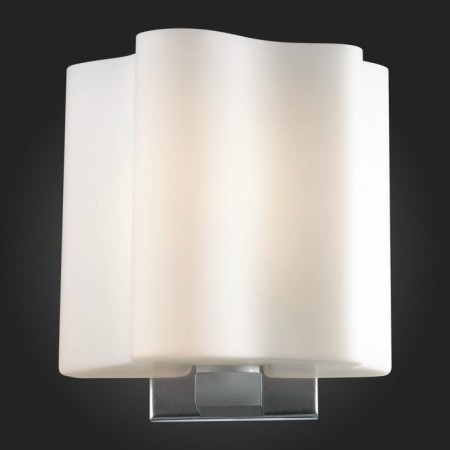 Sconces st. SL116.051.01. ONDE. 1x40 W, E14, 19x20 cm, silver color-2