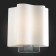 Sconces st. SL116.051.01. ONDE. 1x40 W, E14, 19x20 cm, silver color