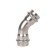 Two-Frame Hall Rommer RSS-0005-000022, VPR-ID, D = 22 mm, 45 °, press, stainless steel. steel