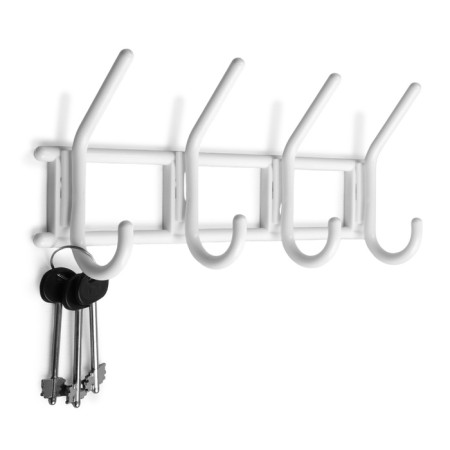 Tundra hanger, 4 hook, snow-white, plastic, 1 pc.-2