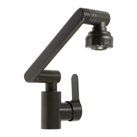Zein Z3746 kitchen mixer, one -rod, adjustable height, 2 modes, graphite-8