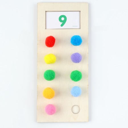 Developing set "Account from 1 to 10" with bombs 9*21cm-1