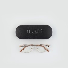 Black Style case, 16 x 6 x 4 cm