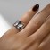 Ring "Trend" is rifle, the color is silver, dimensionless