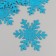 Decor for creativity "Snowflake" Blue, D-10 cm (set 5 pcs)