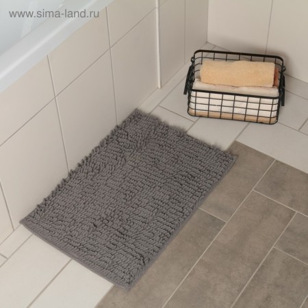 House rug "Books long", 40 × 60 cm, gray color-6