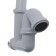 Siphon for the Any Plast shell F5320, 1 1/4 "x 40 mm, without release, displaced, discharge