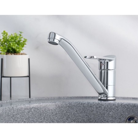 Kitchen mixer "RMS" SL137-004F-25, single-leaf, spill 225 mm, zinc, chrome-2