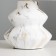 GRUBEL LAMBLE E14 40W is white, gold 28x15x15 cm