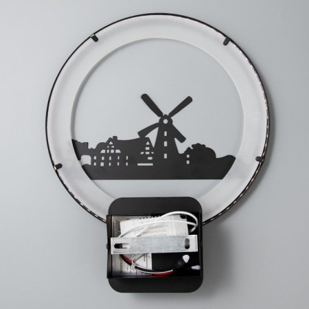 Sconces 2496/1 LED 15W 4000k Black 24x24x30 cm-6