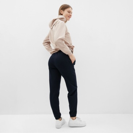 Women's pants, dark blue color, size 44 (m)-2