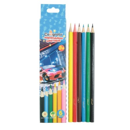 Pencils 6 colors "Machine"