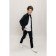 Jumper for boys, height 110-116 cm, dark gray color