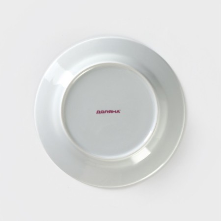 Plate ceramic dessert shade "Madonna", d = 19 cm, white color-3